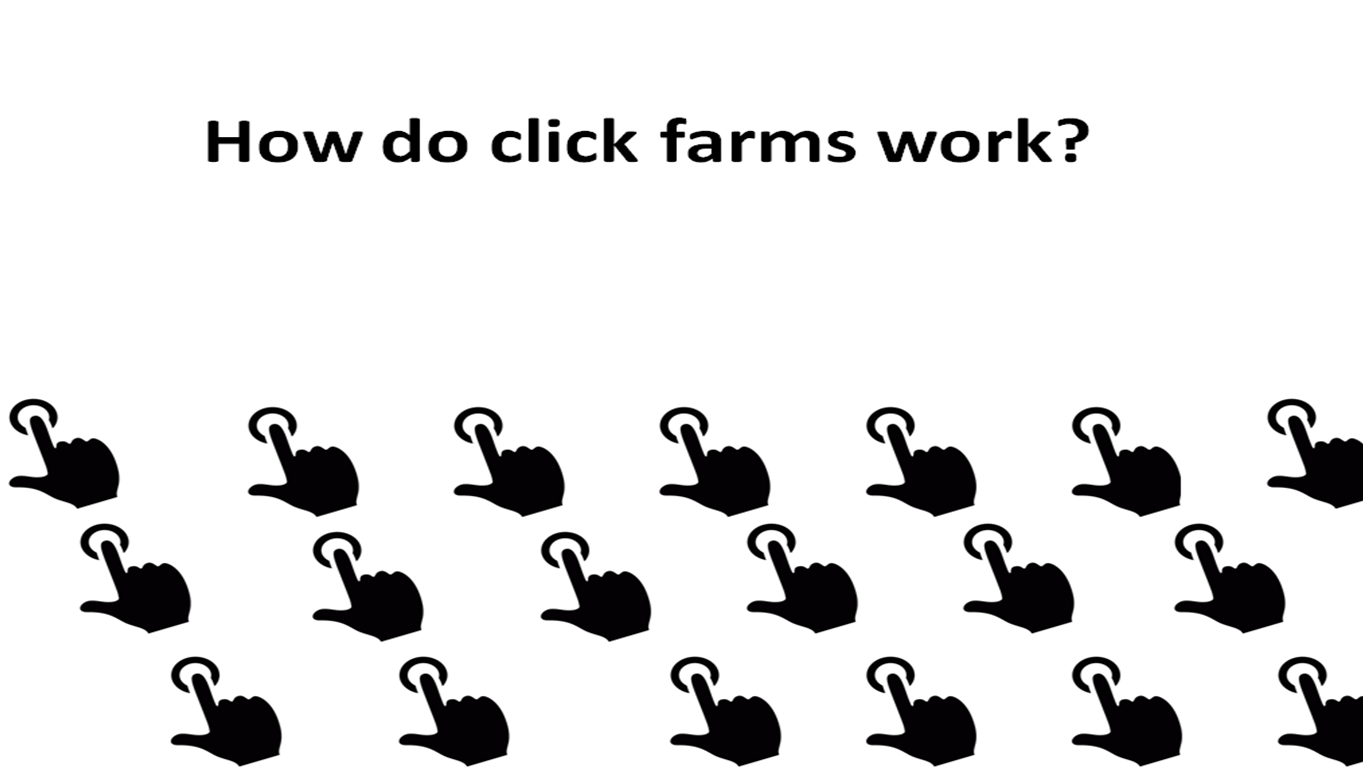 How do click farms work