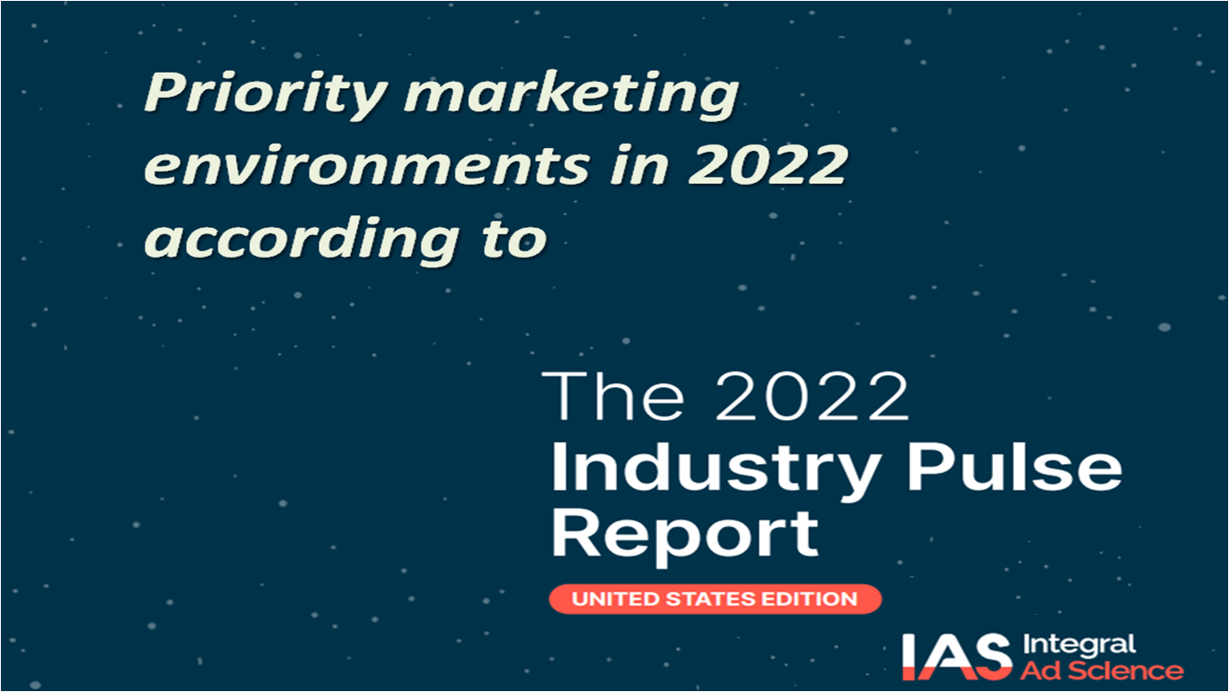 Priority marketing environments in 2022 according to The 2022 Industry Pulse Report